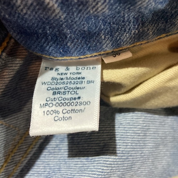 Rag & Bone Rosa Mid-Rise Boyfriend - Bristol Sz 30 - Picture 7 of 8